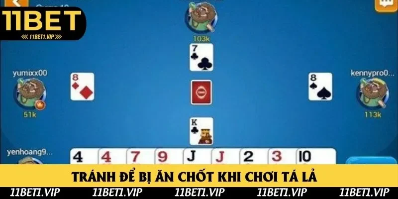 Chú ý để tránh bị ăn chốt trong ván Chú ý để tránh bị ăn chốt trong ván