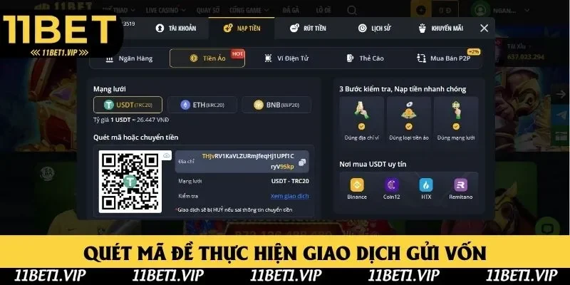 Hoàn tất thủ tục nạp tiền 11bet Hoàn tất thủ tục nạp tiền 11bet