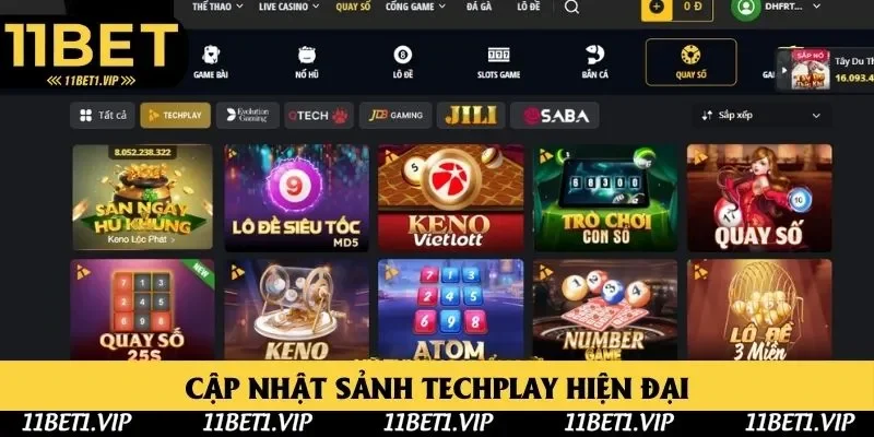 Sảnh Techplay với nhiều sản phẩm cược hot Sảnh Techplay với nhiều sản phẩm cược hot